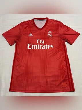 Adidas Real Madrid 2018-19 For the Oceans Parley Third Soccer Jersey | Large